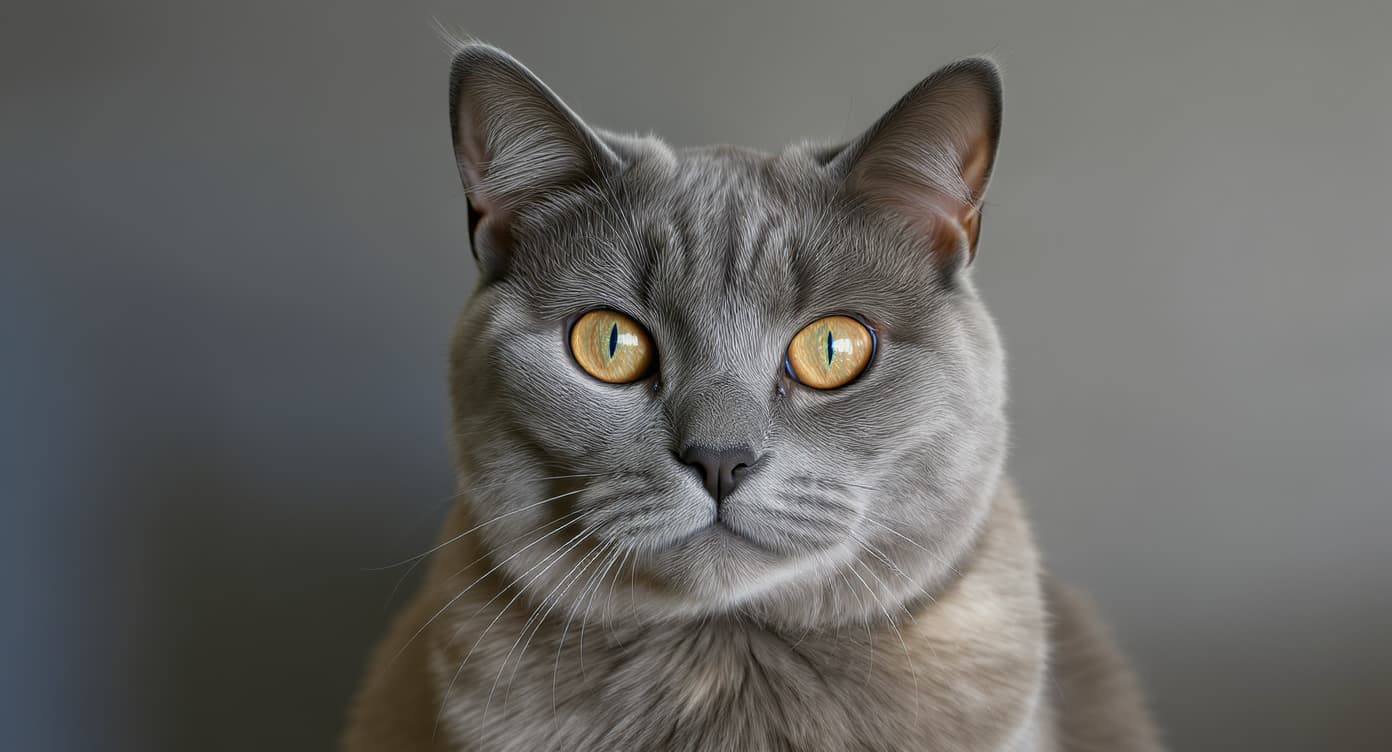 Havana Brown Katze mit schokoladenbraunem Fell und grünen Augen