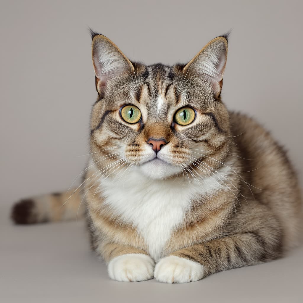 Milo, grau-getigerter Kater auf der Fensterbank