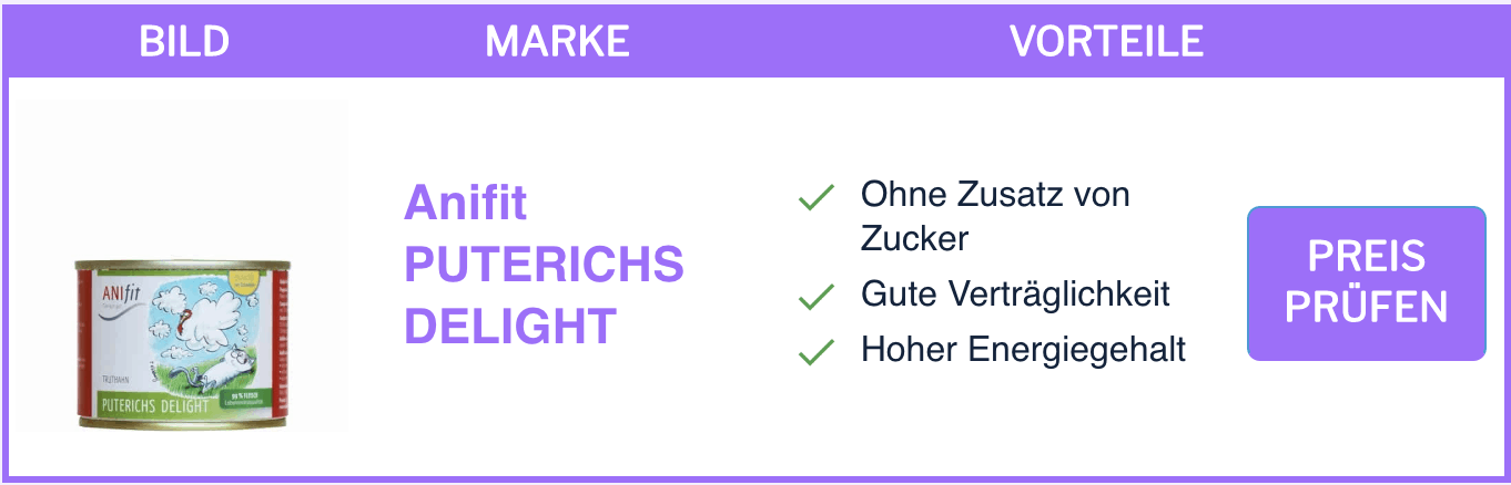 anifit katzenfutter puterichs delight